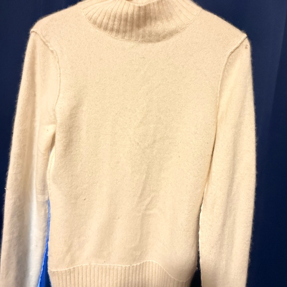 Vince Ivory Turtleneck Sweater